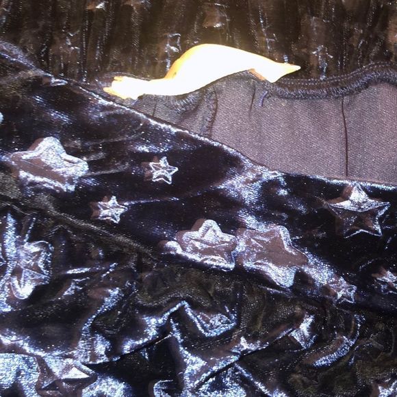 ModCloth Jessy B Navy Stars Velvet Skirt - Picture 2 of 4